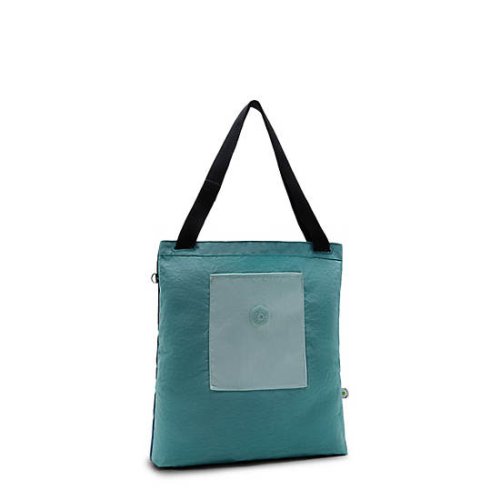 Kipling Annas Tote Bags Blue Teal Mix | CA 1438HA